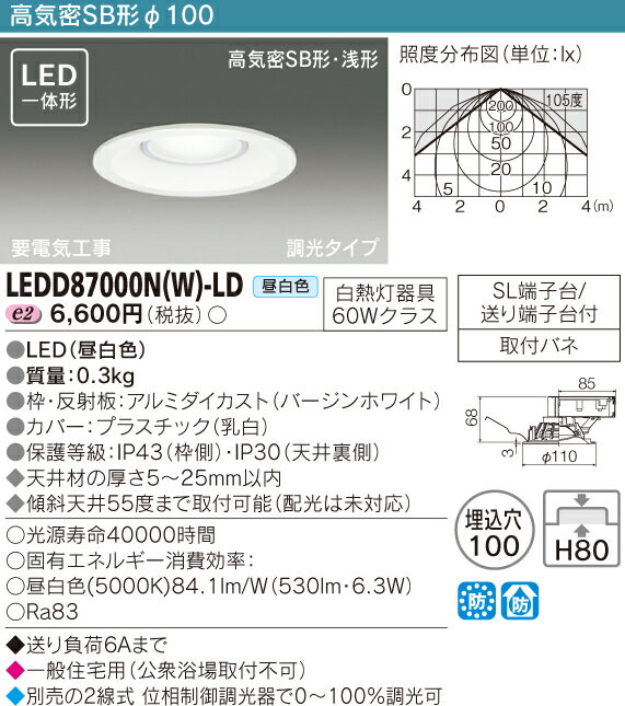 ˡ͸ǡLED饤ȡLEDD87000N(W)-LD