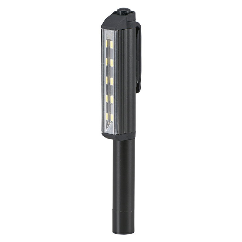 オーム電機 SL-W180B6-K LEDフルアルミ作業ライト 単4×3本付 180ルーメン 07-8885 SLW180B6K