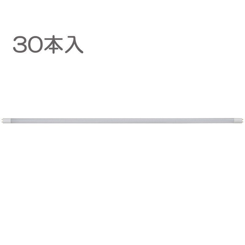 オーム電機直管LEDランプ40形相当G13昼光色グロースタータ器具専用片側給電仕様30本入LDF40SS・D/17/23K3