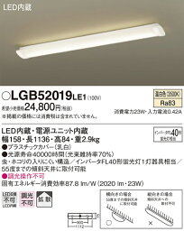 【法人様限定】パナソニック　LGB52019LE1　LEDキッチンライト　温白色　天井直付型　拡散