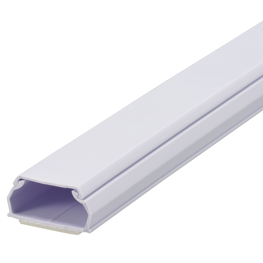 オーム電機　DZ-AMT31-W　テープ付ABSモール3号 1m ホワイト [品番]00-9516