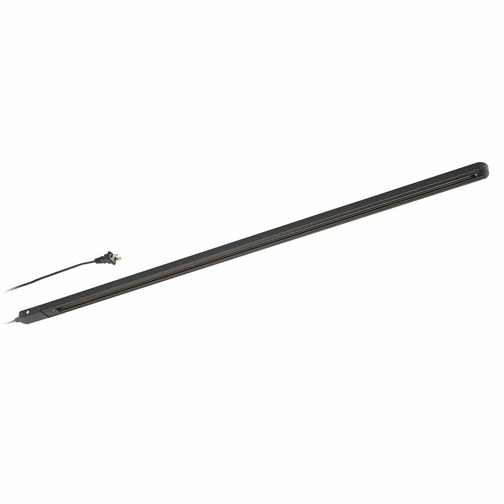 オーム電機 ORL-X100AK ライティングダクトレール コンセント式 1m ブラック [品番]06-5014