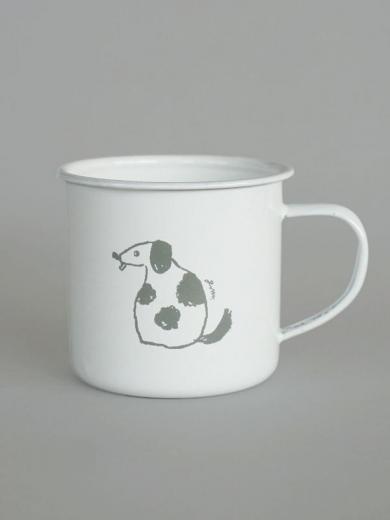 マグカップ プレート ホーロー製品 琺瑯 おしゃれ かわいい アクシス AXCIS 「CAT&DOG」シリーズ DOG マグカップ L2113