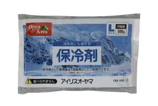 Lサイズ ソフトタイプ 保冷剤 レジャー用品 IRIS OHYAMA アイリスオーヤマ アウトドア キャンプ 繰り返し使用可 使用後は消臭剤として使用可能 保冷剤ソフト CKF-500のサムネイル
