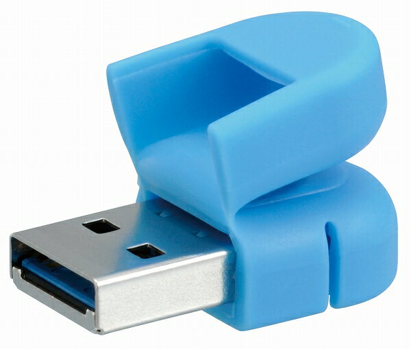 【アウトレット】【メール便可】 プリンストン スマホ タブレット パソコン用 USB3.0対応 USBメモリー コンパクト ブルー 32GB PFU-XMT3GB