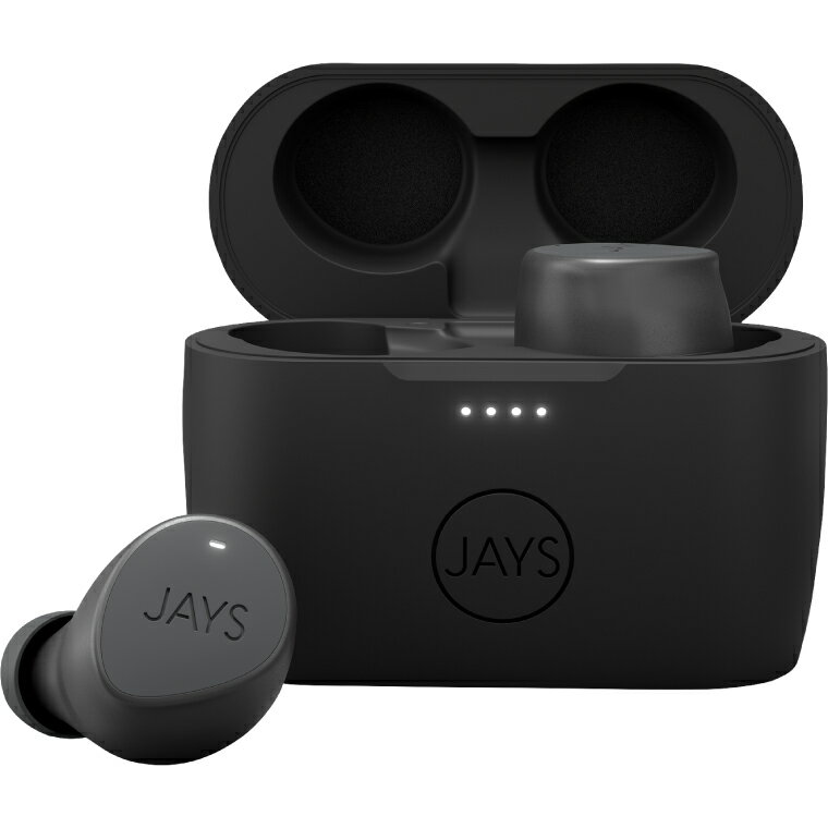 【アウトレット】【メール便可】 JS-MSTW-GY JAYS ワイヤレスイヤホン m-Seven True Wireless グレー マイク内蔵 通話対応 Bluetoothイヤホン Bluetooth5.0 ヘッドセット 連続再生 約 9.5時間 防水 規格 IPX5 (耐水) Siri Googleアシスタント 呼出対応