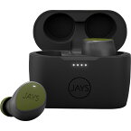 【アウトレット】【メール便可】 JS-MSTW-GR JAYS ワイヤレスイヤホン m-Seven True Wireless グリーン マイク内蔵 通話対応 Bluetoothイヤホン Bluetooth5.0 ヘッドセット 連続再生 約 9.5時間 防水 規格 IPX5 (耐水) Siri Googleアシスタント 呼出対応