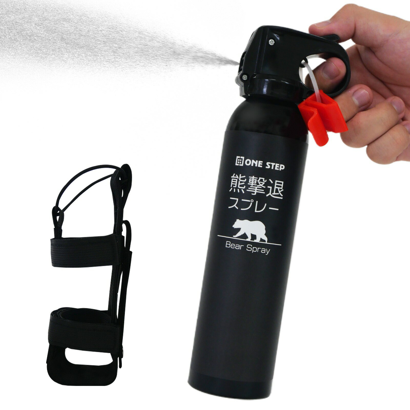 熊よけスプレー 熊スプレー 熊撃退スプレー 携帯 260ml 35秒連続噴射 飛距離3m～5m 熊避け 熊よけ クマよけ 熊対策 熊 忌避剤 忌避 防獣 トウガ...