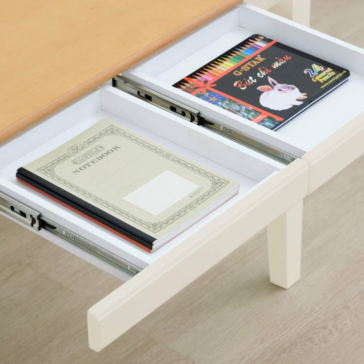 【8/20限定!クーポン利用で5%OFF!】デスク つくえ 机 パソコンデスク PCデスク 学習デスク 学習机 シンプル 勉強机 中学生 大学生 書斎机 書斎デスク 木製 コンセント 収納 引き出し 在宅 テレワーク 大人 子供 おしゃれ きれい 大人 ISSEIKI CHANTE [2]