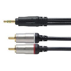 audio-technica オーディオテクニカ AT561A/3.0（3.0メートル） DAP mp3プレーヤー CDプレーヤー用 録音ケーブル ステレオミニ⇔RCA（オス）オーディオケーブル