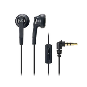 audio-technica オーディオテクニカ ATH-C505iS BK(ブラック)【1ボタン】スマートフォン対応 イヤホン イヤフォン 【1年保証】