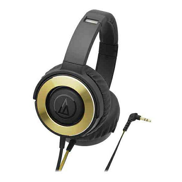 【お取り寄せ】audio-technica オーディオテクニカ SOLID BASS ATH-WS550 BGD ゴールド【ヘッドホン ヘッドフォン 密閉型】 【1年保証】 【送料無料】