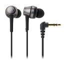 【5/1限定★抽選で最大100 ポイントバック！(要エントリー)】audio-technica オーディオテクニカ ATH-CKR50 BK(スティールブラック) カナル型 イヤホン イヤフォン ギフト プレゼント 【1年保証】 【送料無料】