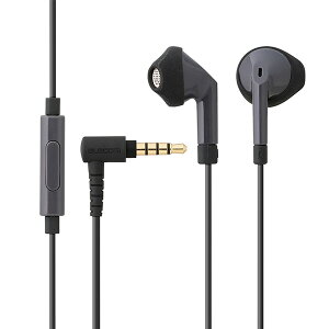 ELECOM エレコム EHP-F10IMABK ブラック (マイク付きセミオープン型イヤホン) セミオープン型 有線 イヤホン イヤフォン 【6ヶ月保証】通販