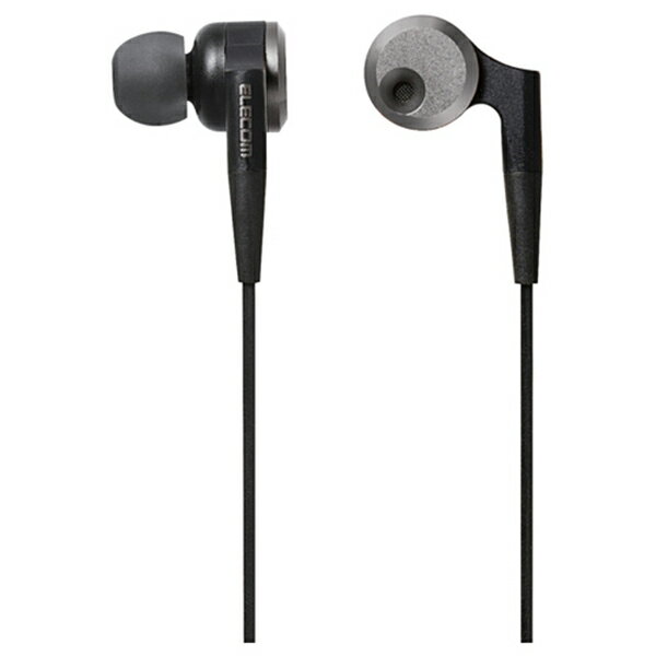 【ポイント10倍進呈(要エントリー)★11/20 20:00~11/27 01:59】【お取り寄せ】ELECOM エレコム Grand Bass EHP-GB100ABK(ブラック) セミオープンカナル型 イヤホン イヤフォン 【6ヶ月保証】