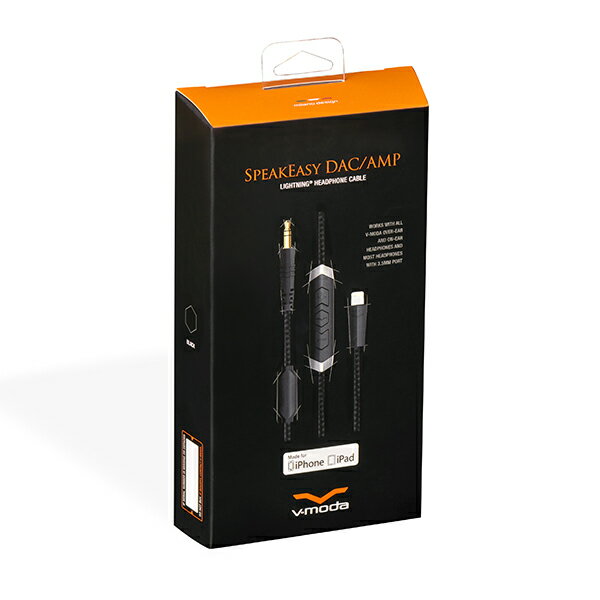 高音質v Ampを搭載した高音質lightningオーディオケーブル お取り寄せ V Moda Speakeasy Lightning Cable Black C 3slda Black Iphone対応 Lightningケーブル 高音質v Ampを搭載した高音質lightningオーディオケーブル お取り寄せ V Moda Speakeasy Lightning Cable Black C 3slda Black Iphone対応 Lightningケーブル