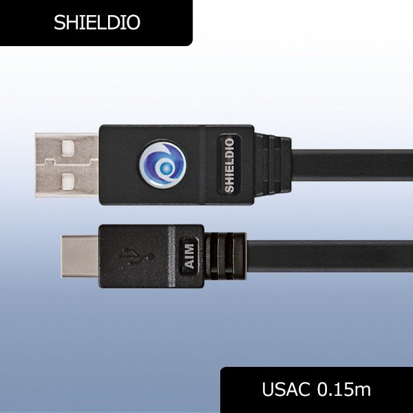 AIM電子 SHIELDIO USAC 0.15m  USBケーブル オーディオケーブル 