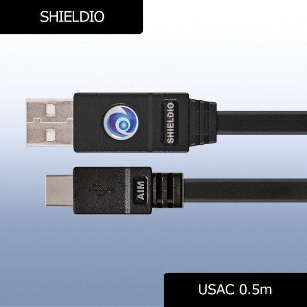 AIM電子 SHIELDIO USAC 0.5m  USBケーブル オーディオケーブル 