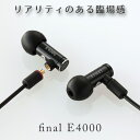 final ファイナル E4000 【送料無料】 高音質 イヤホン 有線 カナル型 イヤホン イヤフォン ギフト プレゼント 【2年保証】