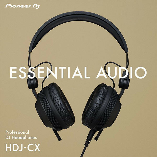 Pioneer DJ パイオニア HDJ-CX ヘッドホン 有線 DJモデル 軽量 密閉型 オンイヤー 