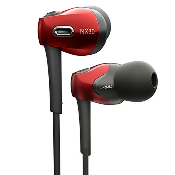 radius HP-NX30R レッド ハイレゾ対応 カナル型イヤホン【送料無料】
