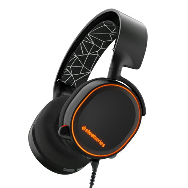 ゲーミングヘッドセット SteelSeries スティールシリーズ Arctis 5 Black (2019 Edition) 【送料無料】 PC PS4 iPhone スマートフォン対応 【1年保証】