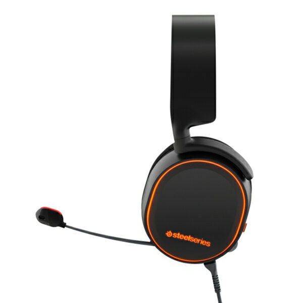 ゲーミングヘッドセット SteelSeries スティールシリーズ Arctis 5 Black (2019 Edition) 【送料無料】 PC PS4 iPhone スマートフォン対応 【1年保証】