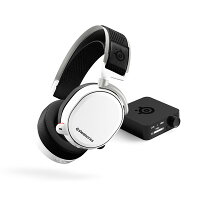 ゲーミングヘッドセット SteelSeries スティールシリーズ Arctis Pro Wireless White【送料無料】 ハイレゾ対応 高音質 ワイヤレス ヘッドフォン PC/PS4対応 ワイヤレスヘッドセット 【1年保証】