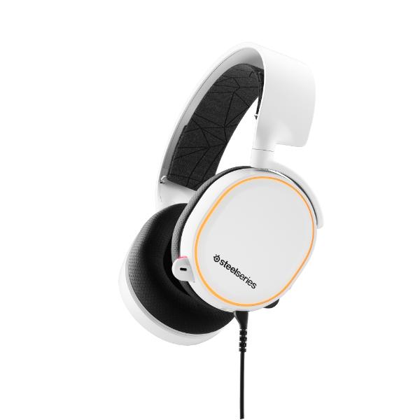 ゲーミングヘッドセット SteelSeries スティールシリーズ Arctis 5 White ホワイト (2019 Edition) 【送料無料】 PC PS4 ニンテンドースイッチ iPhone スマートフォン対応 ボイスチャット 【1年保証】 荒野行動 フォートナイト オンライン Apex Legends ギフト プレゼント