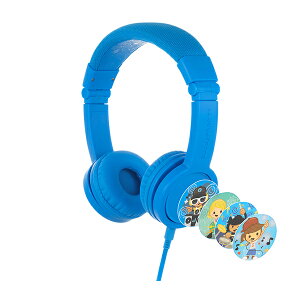 ONANOFF BuddyPhones Explore+ Foldable with Mic Blue ヘッドホン 有線 子供向け マイク付き通販