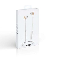 SUDIO(スーディオ)VASABlaWhite【SD-0014】Bluetoothイヤホン(イヤフォン)北欧生まれのおしゃれなカナル型イヤホン【送料無料】