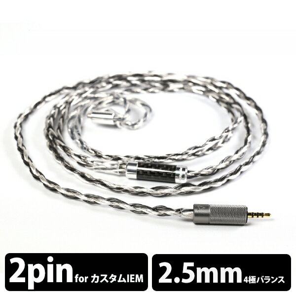 【お取り寄せ】 Labkable ラブケーブル Black Carbon【2pin to 2.5mm】 2pinケーブ...