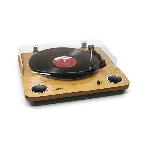 4/1Ǻ100%ݥȥХå(ץȥ꡼)ۥ쥳ɥץ졼䡼 ION  MAX LP -Conversion Turntable with Stereo Speakers- USBü/ƥ쥪ԡ 륤󡦥ơ֥ ̵