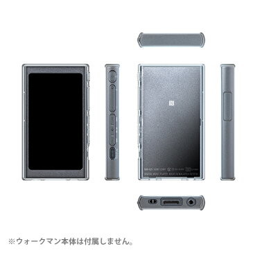 musashino LABEL ムサシノレーベル SONY NW-A30シリーズ用フルアーマーケース(ハイブリッド) クリア【CP-NWA30C1/C】