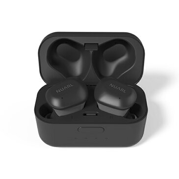 【ポイント10倍】 【在庫限り】 トゥルーワイヤレス イヤホン Bluetooth NUARL ヌアール NT01 マットブラック 【NT01-MB】 高音質 左右分離型 完全ワイヤレスイヤホン イヤフォン 【送料無料】【1年保証】