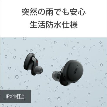ワイヤレス イヤホン ソニー SONY WF-XB700 BZ ブラック Bluetooth ブルートゥース マイク付き 重低音 急速充電 フルワイヤレス 完全ワイヤレス 防水 IPX4 左右分離型 完全独立型 【送料無料】