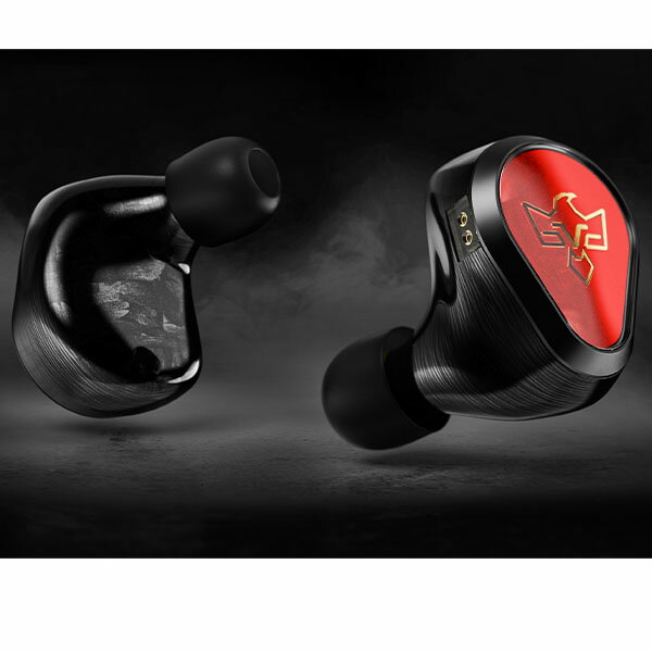 VISION EARS PHONIX Black-Red (Universal Fit) イヤホン カナル型 有線 リケーブル対応 IEM イヤモニ インイヤーモニター ユニバーサルモデル BAドライバー【送料無料】