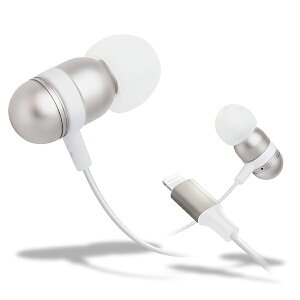 FSC ライトニングハンズフリーイヤホン ホワイト 【FS-MFIEMS05-WH】 イヤホン 有線 Lightning iphone ipad マイク付き販売