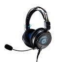 【5/10限定★抽選で最大100%ポイントバック!(要エントリー)】audio-technica ATH-GDL3 BK ブラック ゲーミングヘッドホン ヘッド...