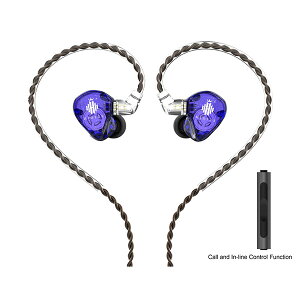 HIDIZS MS1Rainbow Purple 有線 イヤホン カナル型 ダイナミック リケーブル対応 通販