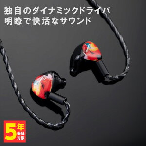 QoA Barbados Sunrise サンライズ 有線 イヤホン カナル型 リケーブル対応 ハイブリッドドライバー 格安セール