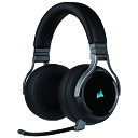 CORSAIR VIRTUOSO RGB WIRELESS - Carbon ワイヤレス ゲーミング ヘッドセット ヘッドホン Bluetooth マイク付き コルセア PC PS4 【16時までのご注文は即日出荷】