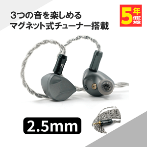 BQEYZ Autumn アッシュグリーン (2.5mmプラグ) 有線 イヤホン リケーブル対応 2Pin 通販セール