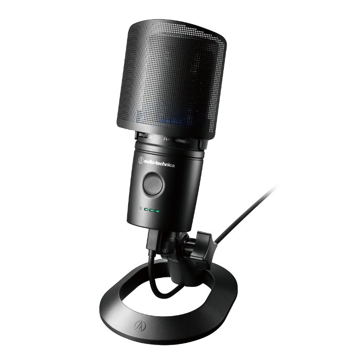 audio-technica AT2020USB-XP マイク USBマイクロホン コンデンサーマイク USB-C ノイズリダクション LED搭載 スタンド ポップフィルター付属 VC 通話 配信 オーディオテクニカ【グループC】