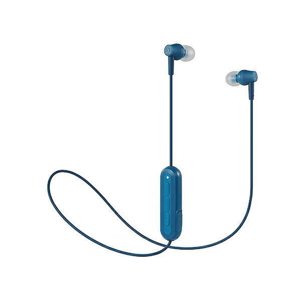 Bluetooth ワイヤレスイヤホン audio-technica オーディオテクニカ ATH-CK150BT BL ブルー 高音質 ブルートゥース イヤフォン iPhone7 iPhone8 iPhoneXにおすすめのワイヤレスイヤホン 【1年保証】