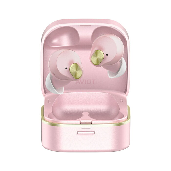 【 マラソン期間ポイント10倍！要エントリー&マラソン限定】AVIOT TE-Q3R ピンククオーツ【TE-Q3R-PK】ワイヤレスイヤホン イヤホン 無線 Bluetooth ブルートゥース LDAC ハイレゾ ノイズキャンセリング搭載 マイク付き ワイヤレス充電 アビオット e-earphone-10039928 eイヤホン楽天市場店 サンプル画像2
