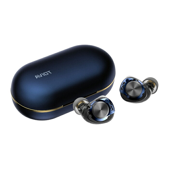 (7月31日発売予定) AVIOT TE-W2 ドーンネイビー【TE-W2-NV】完全ワイヤレスイヤホン イヤホン 無線 Bluetooth ブルートゥース LDAC ハイレゾ ノイズキャンセリング搭載 アビオット【グループB】 e-earphone-10040840 eイヤホン楽天市場店 パッケージ画像