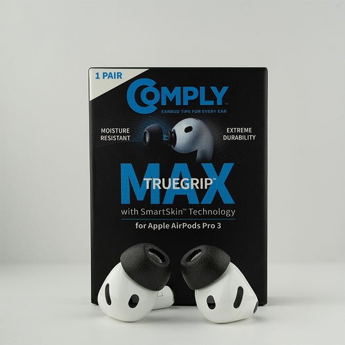 Comply TRUEGRIP MAX for AirPods Pro 3【Mサイズ/1ペア】イヤーピース イヤーチッ...