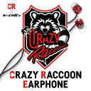 【5/10限定★抽選で最大100 ポイントバック！(要エントリー)】【CRAZY RACCOONコラボイヤホン】e☆イヤホン CRAZY RACCOON EARPHONE (1.6m) ゲーミングイヤホン 有線 CRイヤホン ゲーム マイク付き 通話 eイヤホン/CRAZY RACCOON