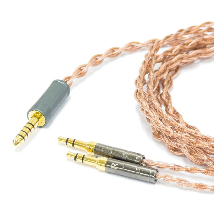 EFFECT AUDIO Ares S Lite/HP 1.8m(3.5mmx2 to 4.4mm) ヘッドホンケーブル リケー...